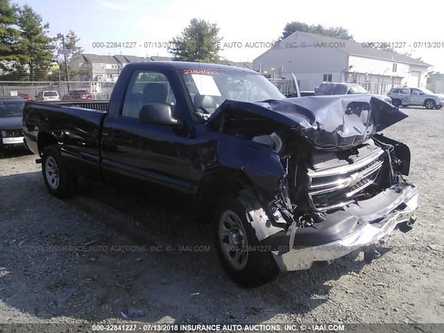 3GCEC14X66G266444 - 2006 CHEVROLET SILVERADO C1500 BLUE photo 1