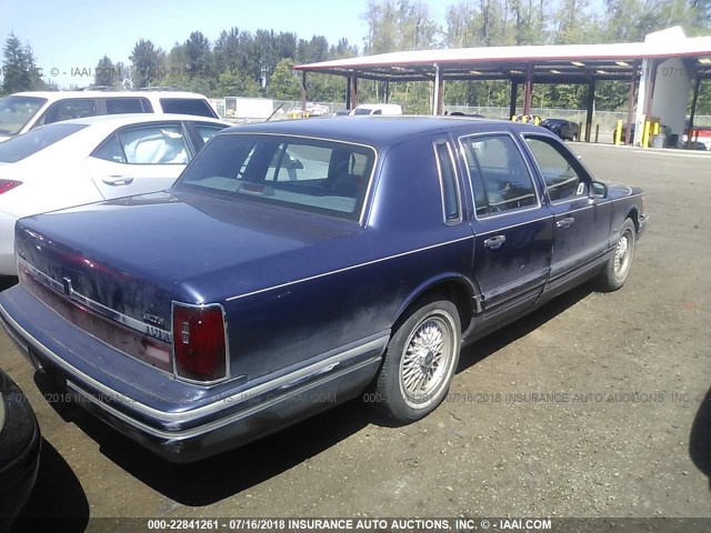 1LNLM81W3RY702634 - 1994 LINCOLN TOWN CAR EXECUTIVE BLUE photo 4