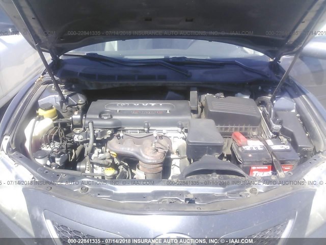 4T1BE46K97U176201 - 2007 TOYOTA CAMRY NEW GENERAT CE/LE/XLE/SE GRAY photo 10