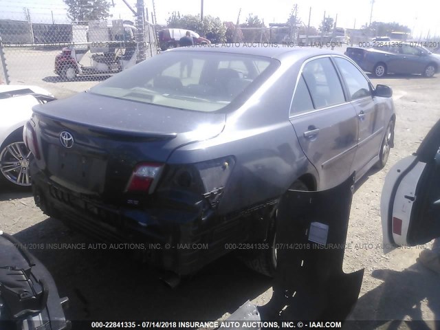 4T1BE46K97U176201 - 2007 TOYOTA CAMRY NEW GENERAT CE/LE/XLE/SE GRAY photo 4