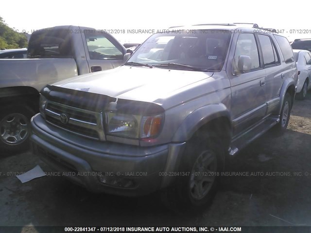 JT3GN87R9X0100583 - 1999 TOYOTA 4RUNNER LIMITED GRAY photo 2