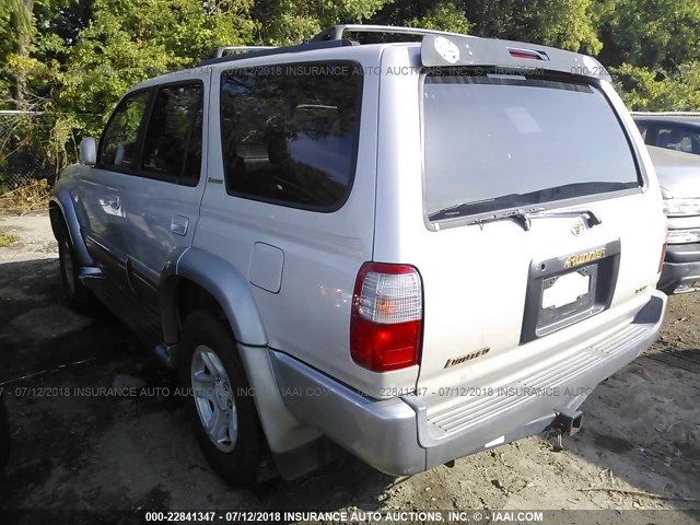 JT3GN87R9X0100583 - 1999 TOYOTA 4RUNNER LIMITED GRAY photo 3