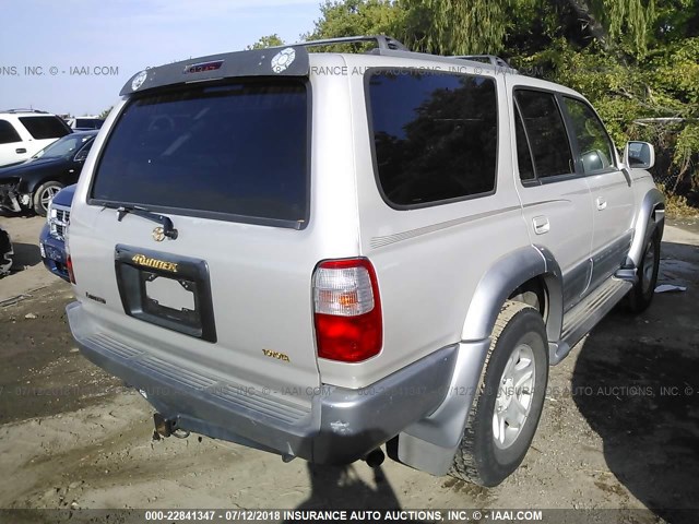 JT3GN87R9X0100583 - 1999 TOYOTA 4RUNNER LIMITED GRAY photo 4
