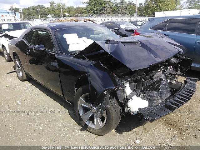 2C3CDZAG6GH290840 - 2016 DODGE CHALLENGER SXT BLACK photo 1