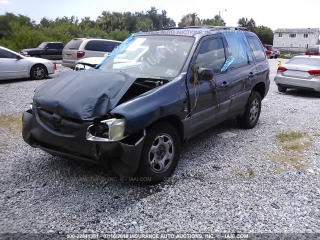 4F2YU07161KM16145 - 2001 MAZDA TRIBUTE DX 深蓝色 照片 2