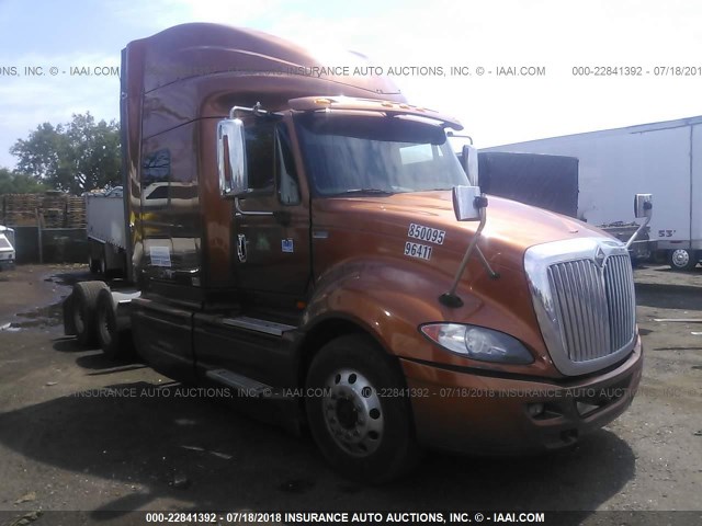 3HSDJSJR3EN492407 - 2014 INTERNATIONAL PROSTAR ORANGE photo 1