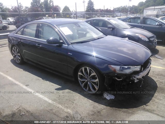 WAUHGAFC8CN170553 - 2012 AUDI A6 PRESTIGE მუქი ლურჯი ფოტო 1