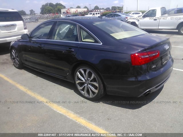 WAUHGAFC8CN170553 - 2012 AUDI A6 PRESTIGE მუქი ლურჯი ფოტო 3