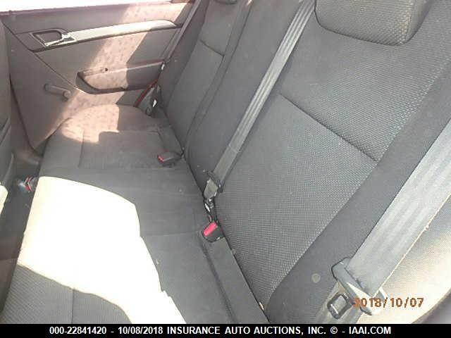 KL1TD56E49B331819 - 2009 CHEVROLET AVEO LS/LT RED photo 8