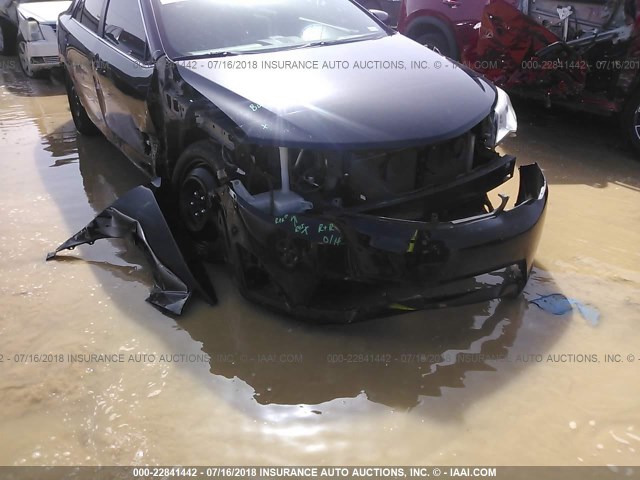 4T1BF1FK5CU163743 - 2012 TOYOTA CAMRY SE/LE/XLE BLACK photo 6
