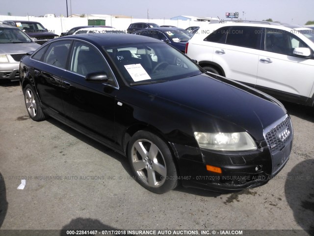 WAUAH74F48N021689 - 2008 AUDI A6 3.2 BLACK photo 1