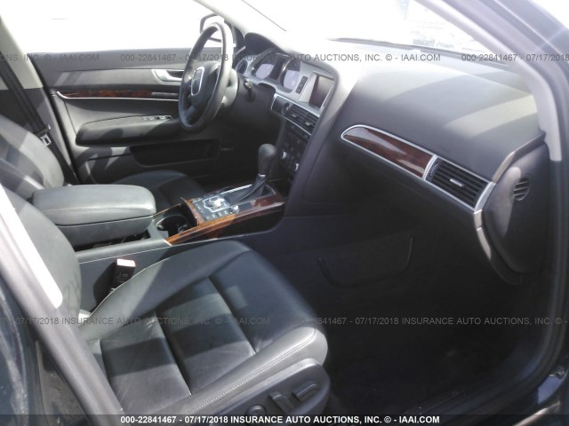 WAUAH74F48N021689 - 2008 AUDI A6 3.2 BLACK photo 5