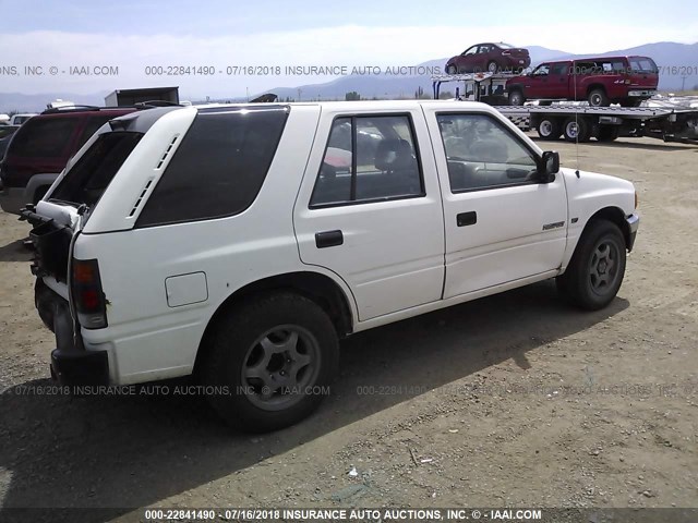 4S6CM58V0S4432858 - 1995 HONDA PASSPORT EX/LX 白色 照片 4