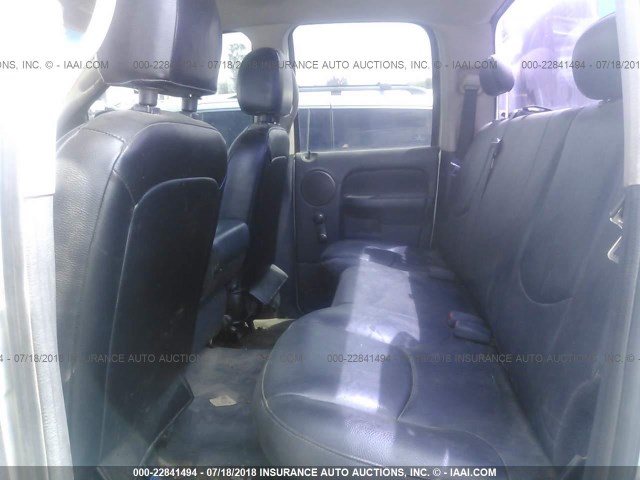 3D7KS28C05G800433 - 2005 DODGE RAM 2500 ST/SLT 银色 照片 8