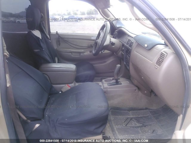 5TEGN92N92Z139401 - 2002 TOYOTA TACOMA DOUBLE CAB PRERUNNER TAN photo 5