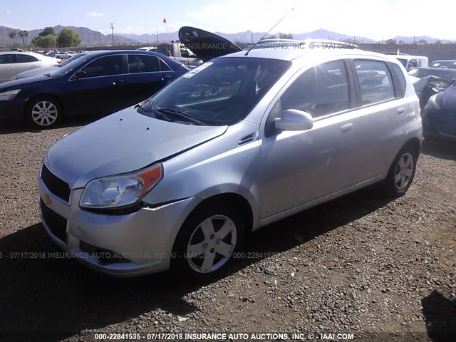KL1TD6DE7BB256970 - 2011 CHEVROLET AVEO LS/LT 银色 照片 2