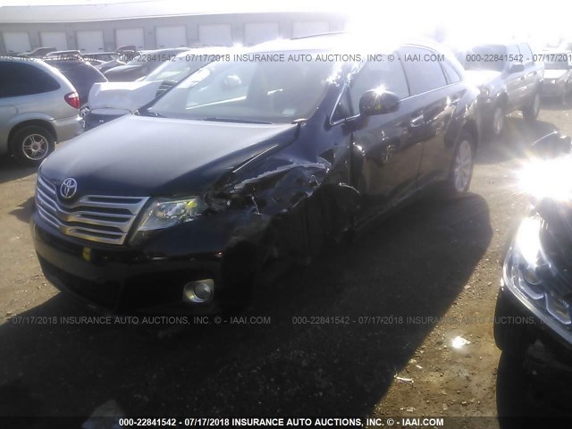 4T3ZA3BB2AU030411 - 2010 TOYOTA VENZA BLACK photo 6