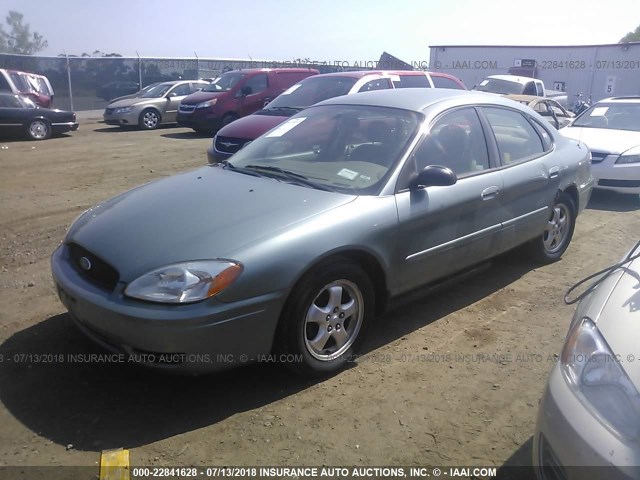 1FAFP53U16A107357 - 2006 FORD TAURUS SE GREEN photo 2