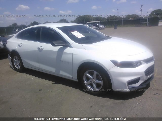 1G1ZB5ST3JF161813 - 2018 CHEVROLET MALIBU LS 白色 照片 1