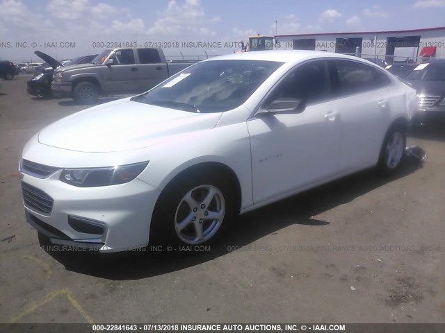 1G1ZB5ST3JF161813 - 2018 CHEVROLET MALIBU LS 白色 照片 2