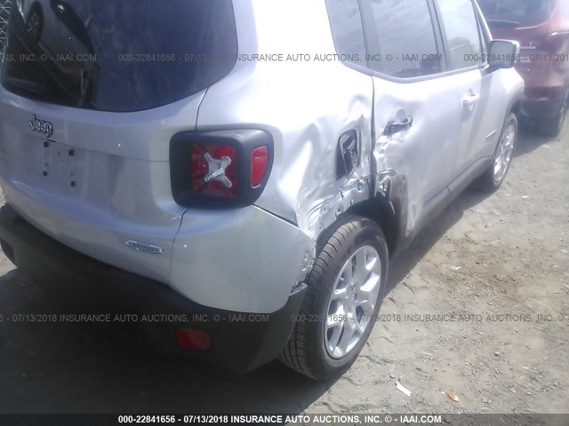 ZACCJABB9HPG23234 - 2017 JEEP RENEGADE LATITUDE GRAY photo 6