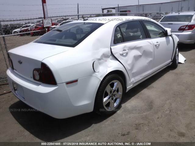 1G1ZH57B994177732 - 2009 CHEVROLET MALIBU 1LT თეთრი ფოტო 4
