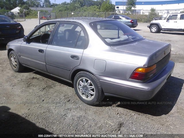 1NXAE09B7SZ253737 - 1995 TOYOTA COROLLA LE/DX GRAY photo 3