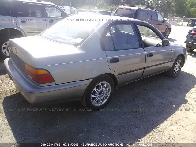 1NXAE09B7SZ253737 - 1995 TOYOTA COROLLA LE/DX GRAY photo 4