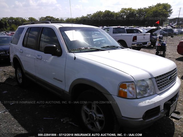 1FMZU74W42ZB13592 - 2002 FORD EXPLORER EDDIE BAUER WHITE photo 1