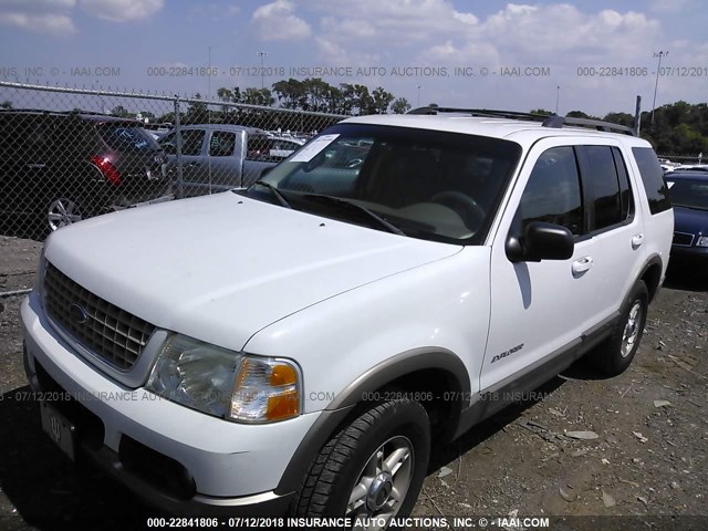 1FMZU74W42ZB13592 - 2002 FORD EXPLORER EDDIE BAUER WHITE photo 2