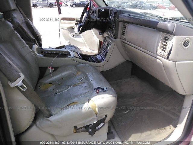 1GYEC63T72R147768 - 2002 CADILLAC ESCALADE LUXURY მუქწითელი ფოტო 5