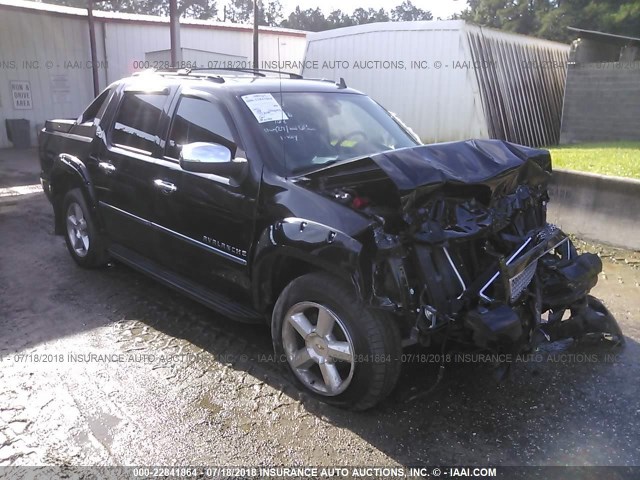 3GNTKGE34BG227586 - 2011 CHEVROLET AVALANCHE LTZ BLACK photo 1