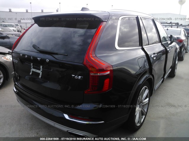 YV4A22PL3G1017838 - 2016 VOLVO XC90 T6 BLACK photo 4