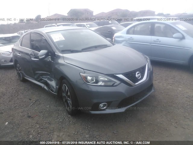 3N1AB7APXHY243256 - 2017 NISSAN SENTRA S/SV/SR/SL GRAY photo 1