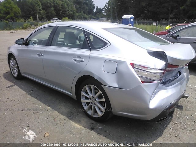 4T1BK1EB8DU013673 - 2013 TOYOTA AVALON PREMIUM/TOURING/LIMITED SILVER photo 3