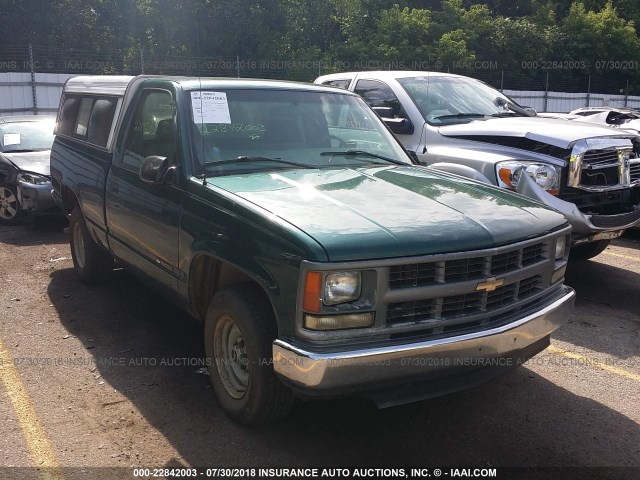 1GCEC14WXWZ155726 - 1998 CHEVROLET GMT-400 C1500 GREEN photo 1