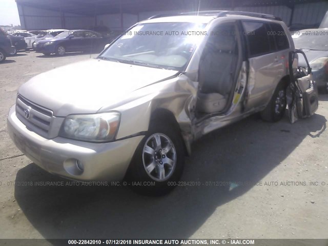 JTEDP21A250050742 - 2005 TOYOTA HIGHLANDER LIMITED BEIGE photo 6