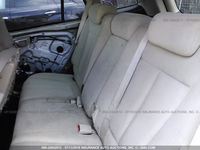 5NMSG13D29H249700 - 2009 HYUNDAI SANTA FE GLS GREEN photo 8