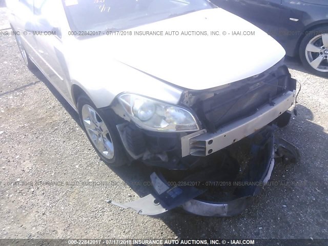 1G1ZC5EB3AF156076 - 2010 CHEVROLET MALIBU 1LT GOLD photo 6