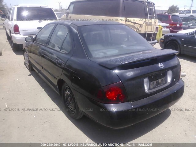 3N1AB51A54L741856 - 2004 NISSAN SENTRA 2.5S BLACK photo 3