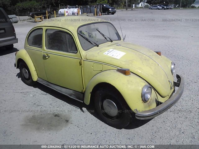 1132738207 - 1973 VOLKSWAGEN BEETLE YELLOW photo 1