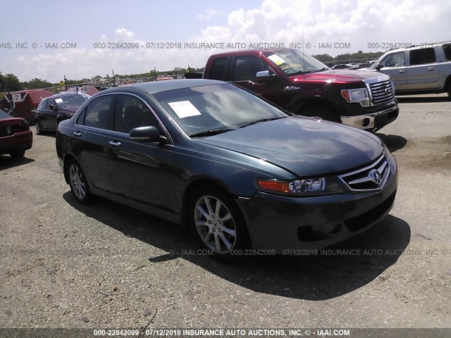 JH4CL96887C004570 - 2007 ACURA TSX GREEN photo 1