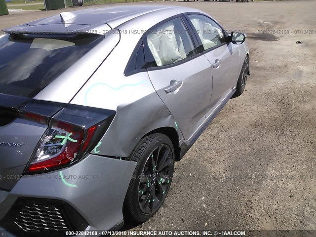 SHHFK7G49JU219966 - 2018 HONDA CIVIC SPORT 银色 照片 6