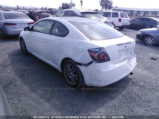 JTKDE167680231017 - 2008 TOYOTA SCION TC 白色 照片 3