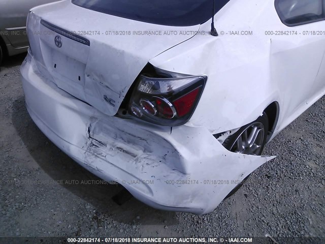 JTKDE167680231017 - 2008 TOYOTA SCION TC 白色 照片 6