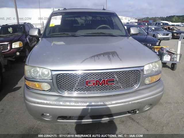 1GKFK66U95J162541 - 2005 GMC YUKON XL DENALI SILVER photo 6