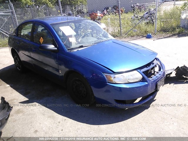 1G8AJ55F26Z115791 - 2006 SATURN ION LEVEL 2 BLUE photo 1