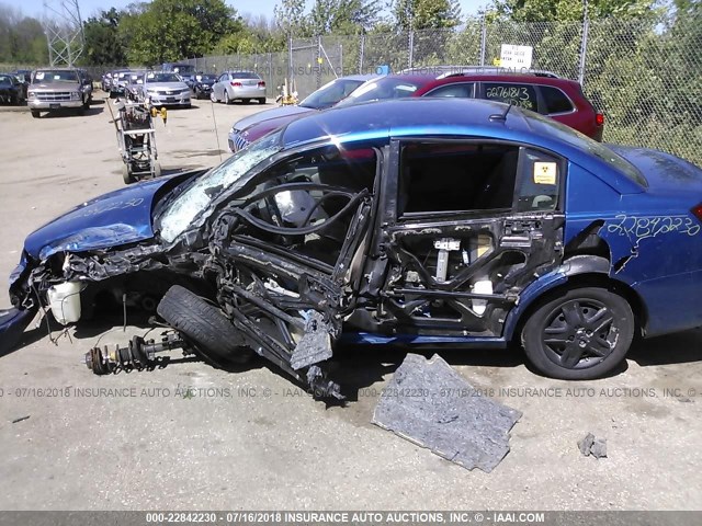 1G8AJ55F26Z115791 - 2006 SATURN ION LEVEL 2 Mavi foto 6