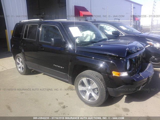 1C4NJRFB9GD809015 - 2016 JEEP PATRIOT LATITUDE BLACK photo 1