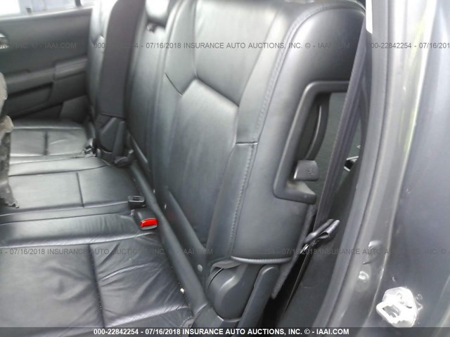 5FNYF4H91AB009143 - 2010 HONDA PILOT TOURING GRAY photo 8